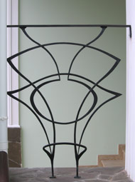 Forged balcony fence
