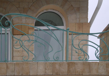 Forged balcony fence