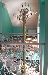 Forged balcony fence