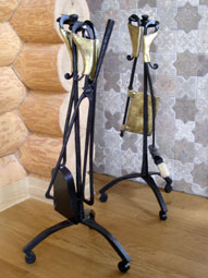 Forged fireplace accommodations