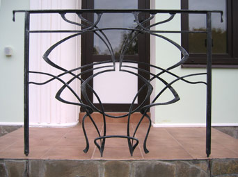 Forg� balcon balustrade
